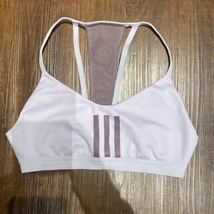 ADIDAS ALL ME 3 STRIPES MESH AEROREADY SPORTS BRA - SIZE SMALL